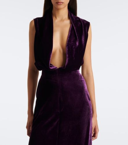 Maison Margiela Top aus Samt - Maison Margiela - Modalova