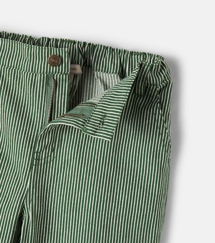 Konges Sløjd Pantalones Luc de sarga de algodón a rayas - Konges Slojd - Modalova