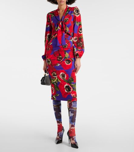 Dolce&Gabbana Printed tulle tights - Dolce&Gabbana - Modalova