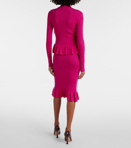 Pullover in misto lana con volant - Nina Ricci - Modalova