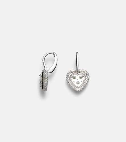Pendientes de oro blanco de 18 ct con diamantes - Kamyen - Modalova