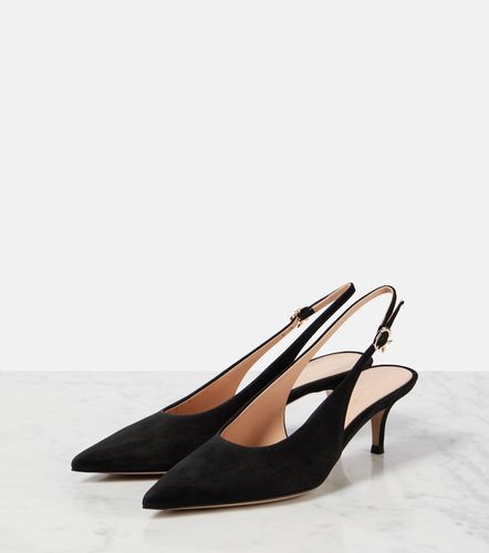 Robbie 55 suede slingback pumps - Gianvito Rossi - Modalova