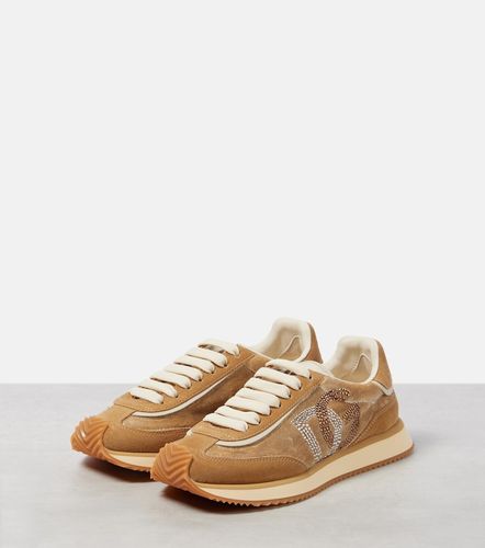 DG leather-trimmed sneakers - Dolce&Gabbana - Modalova