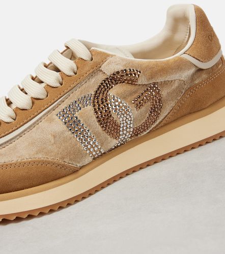 Dolce&Gabbana Sneakers DG con pelle - Dolce&Gabbana - Modalova