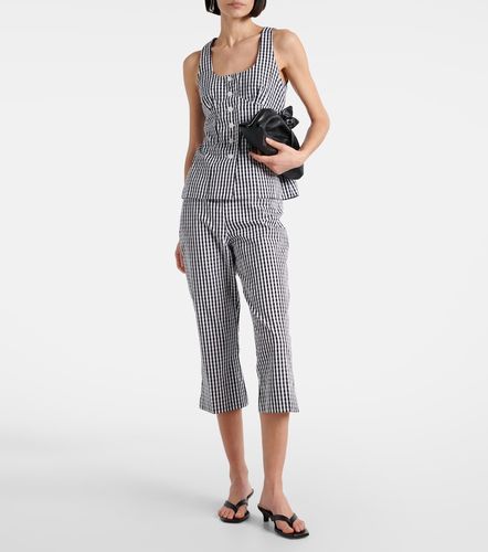 Gingham cotton poplin capri pants - Faithfull - Modalova