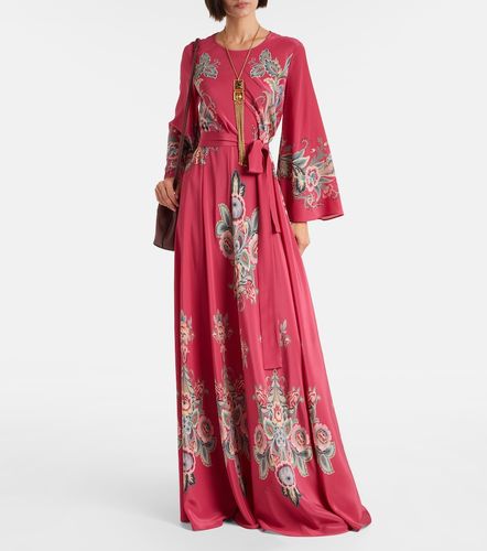 Etro Belted printed silk maxi dress - Etro - Modalova