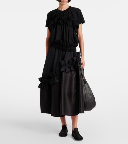 Top de algodón con volantes - Noir Kei Ninomiya - Modalova