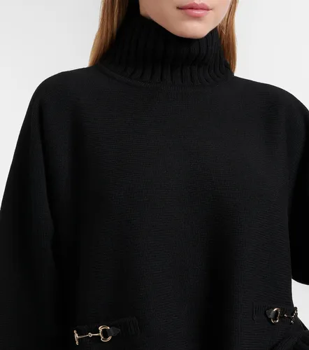 Horsebit wool-blend turtleneck sweater - Gucci - Modalova