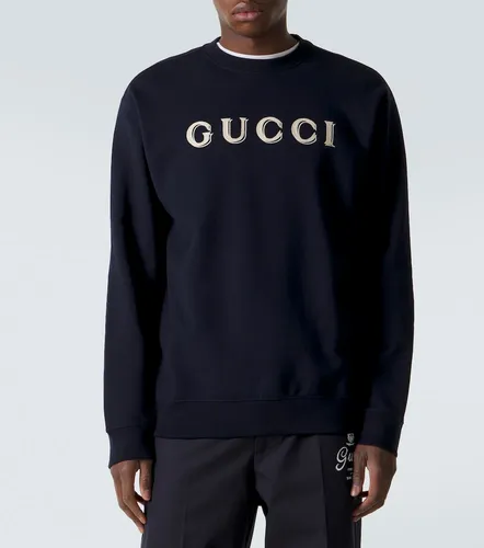 Sudadera de jersey de algodón con logo - Gucci - Modalova