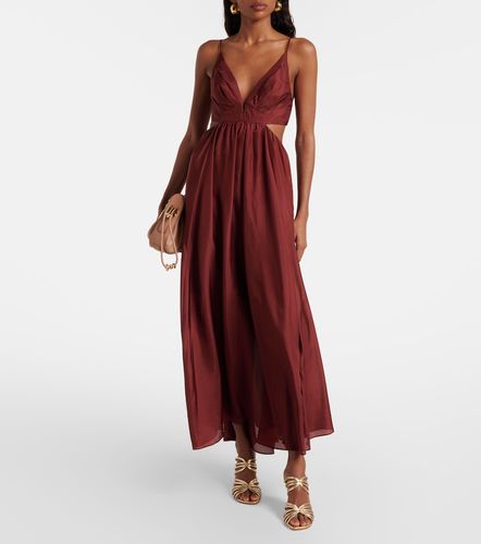 Abito lungo Wanderlust in seta con cut-out - Zimmermann - Modalova