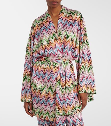 Cárdigan envolvente en zigzag - Missoni - Modalova