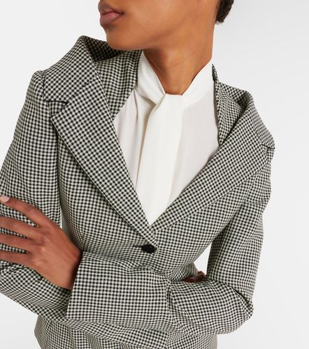 McQueen Gingham layered blazer - McQueen - Modalova