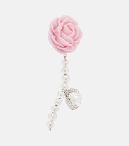 Rose embellished drop earrings - Magda Butrym - Modalova