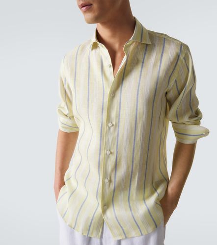 Fedeli Camicia in lino a righe - Fedeli - Modalova