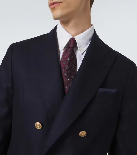 Corbata de jacquard de seda - Brunello Cucinelli - Modalova