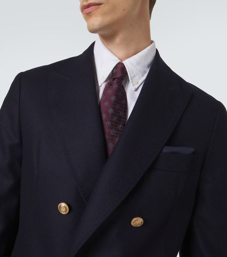 Cravatta in seta jacquard - Brunello Cucinelli - Modalova