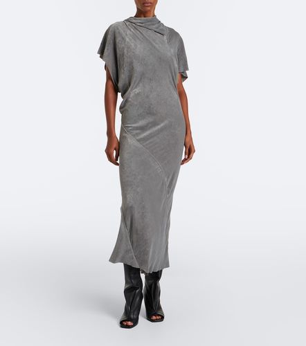 Vestido midi Seb de terciopelo drapeado - Rick Owens - Modalova