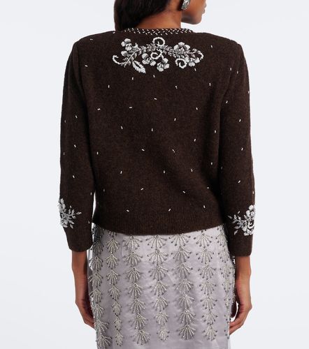 Beaded wool-blend cardigan - Jacques Wei - Modalova