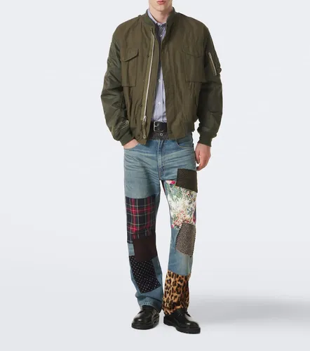Patchwork straight jeans - Junya Watanabe - Modalova