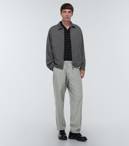 Pantaloni in misto seta a quadri - Undercover - Modalova