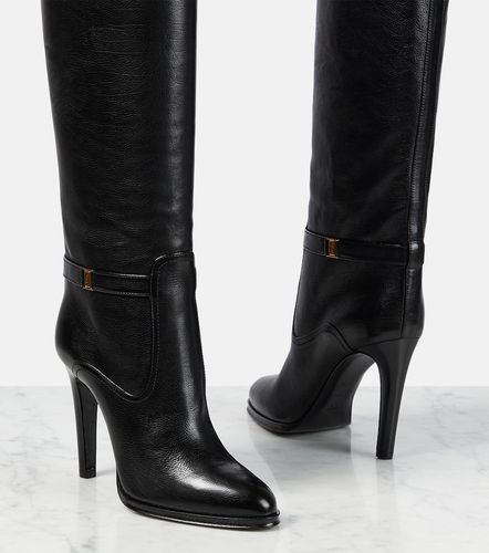 Botas altas Diane 105 de piel - Saint Laurent - Modalova