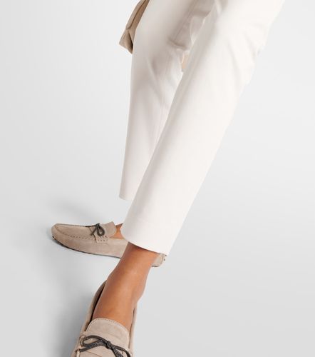 Cotton-blend slim pants - Brunello Cucinelli - Modalova