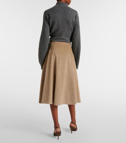 Gonna midi in cotone - Brunello Cucinelli - Modalova