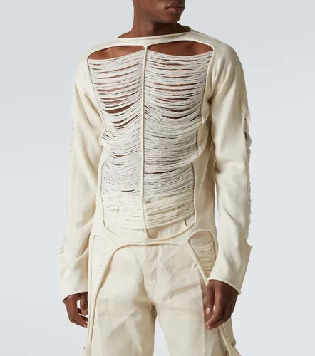 Pullover in lana distressed - Rick Owens - Modalova