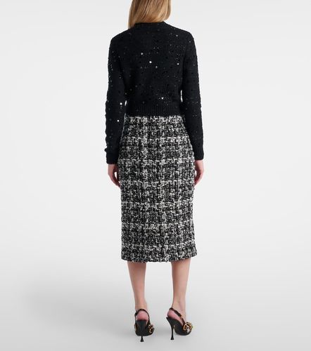 Sequined wool-blend cardigan - Dolce&Gabbana - Modalova