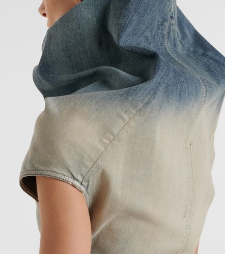 Rick Owens Draped denim top - Rick Owens - Modalova