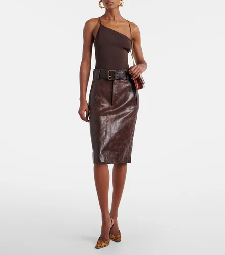 Body monospalla in raso - Saint Laurent - Modalova