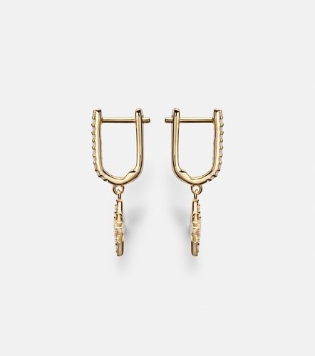 Pendientes Northern Star de oro de 14 ct con diamantes - Stone and Strand - Modalova