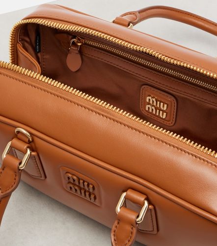 Arcadie Large leather top-handle bag - Miu Miu - Modalova
