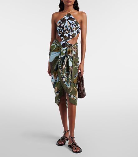 Occhi cutout halterneck swimsuit - Pucci - Modalova