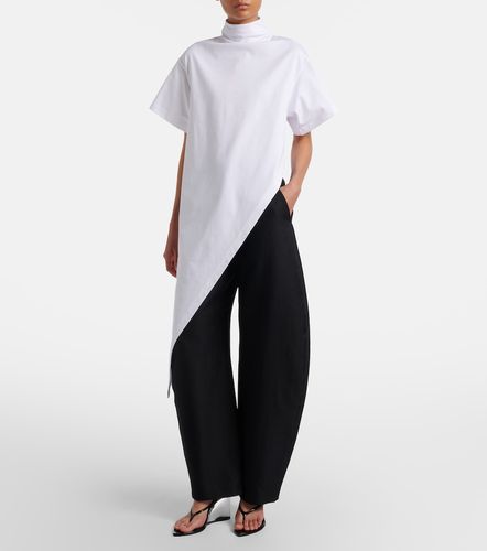 Asymmetric cotton jersey T-shirt - Alaia - Modalova