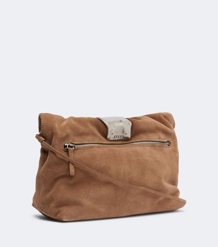 Staud Puff Small suede clutch - Staud - Modalova