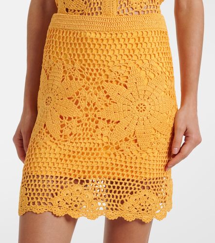 Minifalda Agnes de croché de algodón floral - Simkhai - Modalova