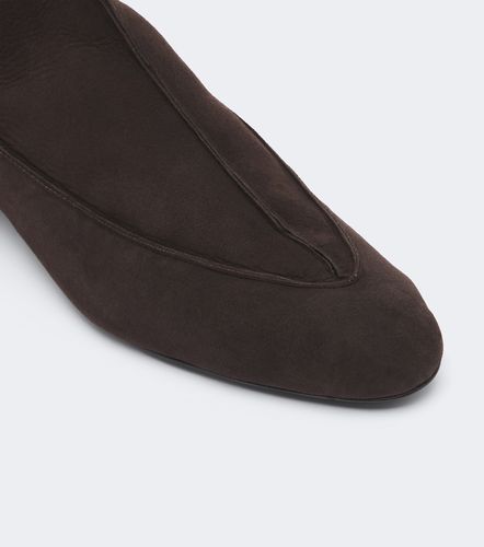 Shearling-lined suede ankle boots - Magda Butrym - Modalova