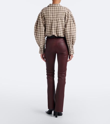Frame Pantaloni bootcut in pelle - Frame - Modalova