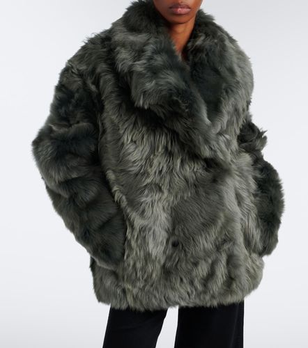 Double-breasted shearling jacket - Yves Salomon - Modalova