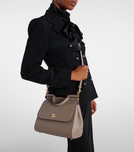 Sicily Medium leather shoulder bag - Dolce&Gabbana - Modalova