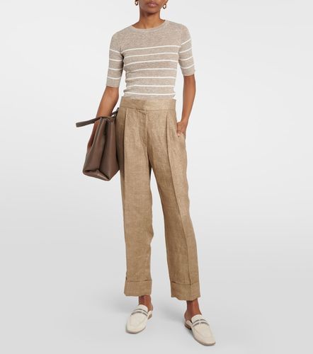 Pantaloni in lino - Brunello Cucinelli - Modalova