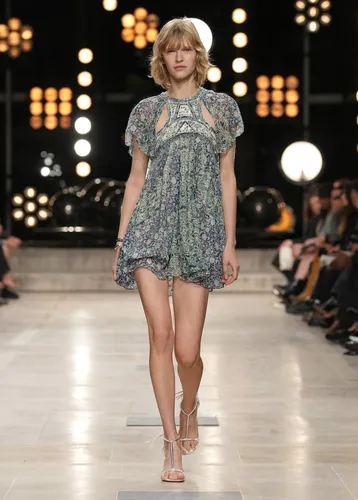Odile printed silk minidress - Isabel Marant - Modalova