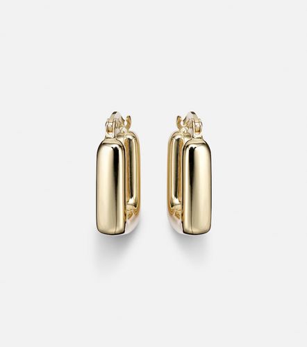 Pendientes de aro Squared Off de oro de 14 ct - Stone and Strand - Modalova