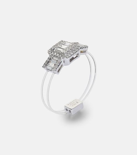 Persée Anillo Floating de oro blanco de 18 ct con diamantes - Persee - Modalova