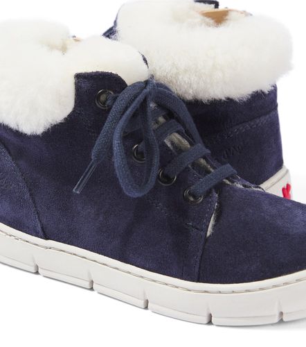 Zapatillas Start Top de ante y pelo sintético - Pom d'Api - Modalova