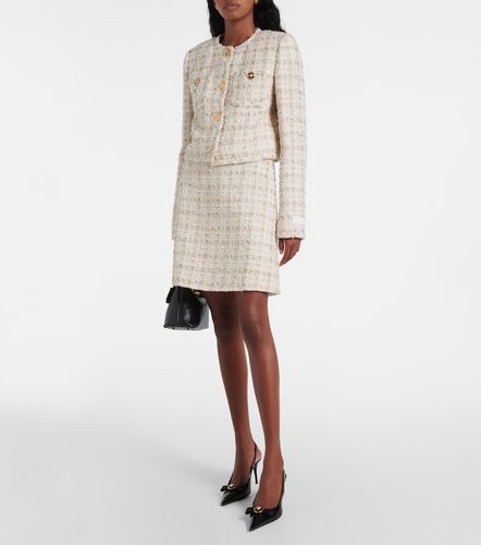 Versace Minigonna in tweed - Versace - Modalova