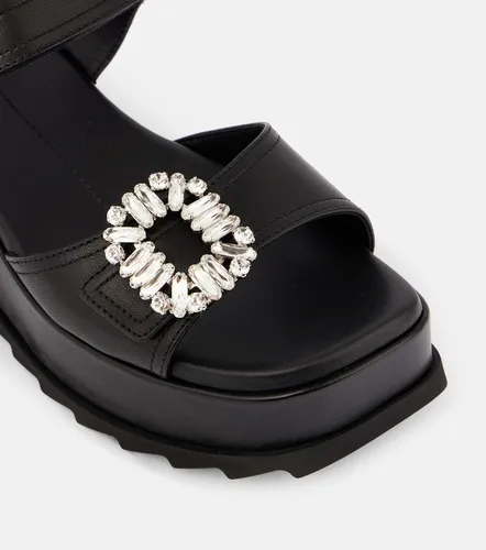 Sandali con platform Slidy Viv' in pelle - Roger Vivier - Modalova