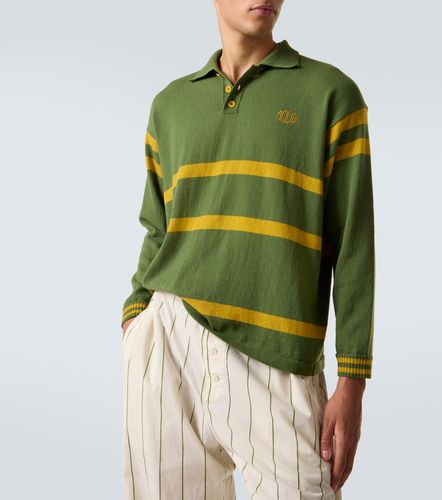 Striped virgin wool polo sweater - Bode - Modalova