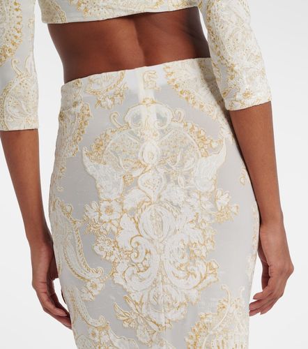 Falda midi estampada - Roberto Cavalli - Modalova